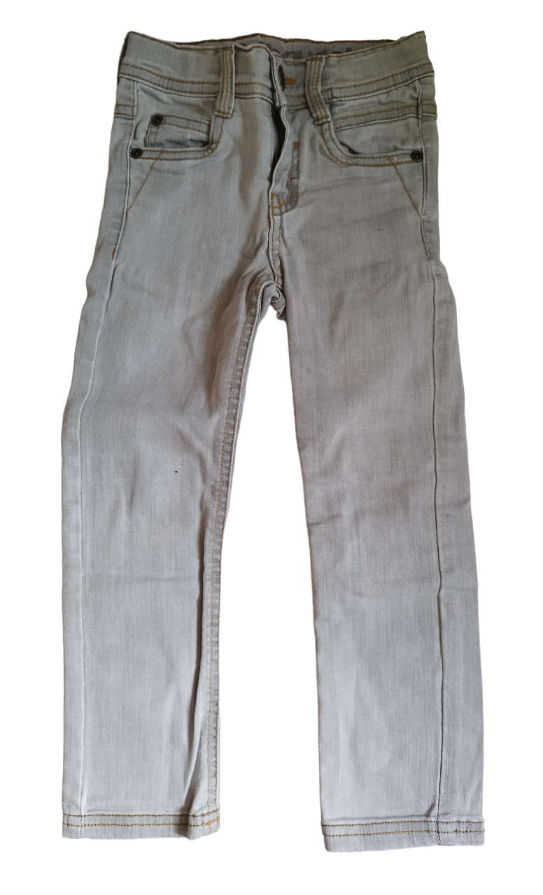Pantalon jeans gris clair T. 4 ans