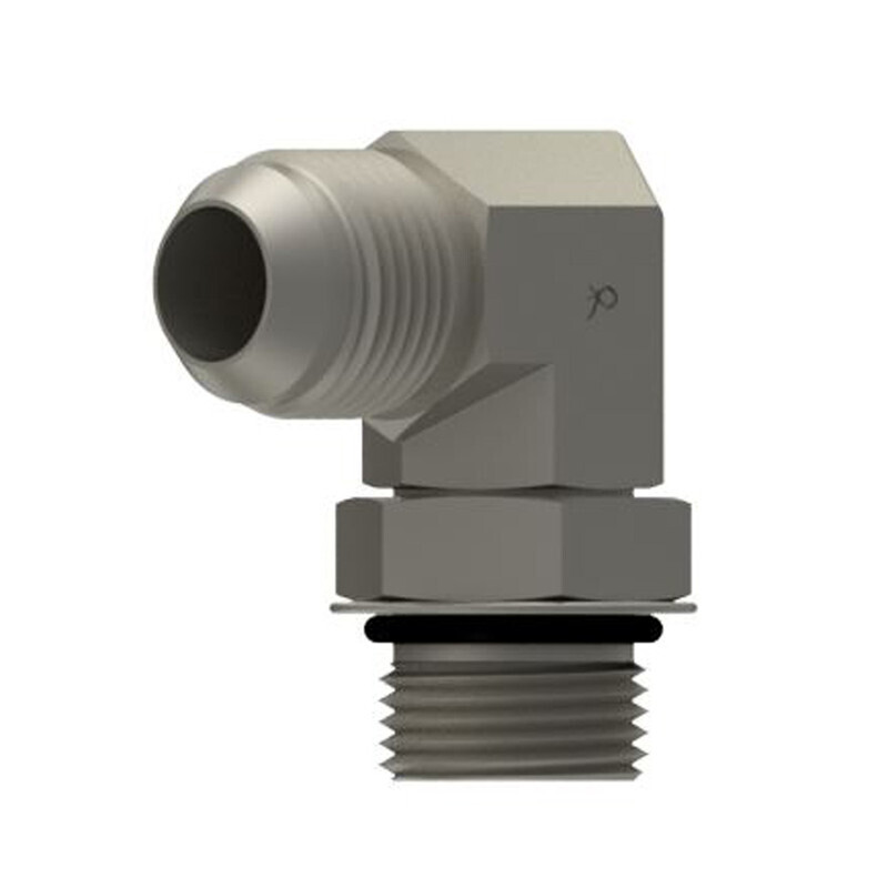 C5515X6X10 MJ x MB 90° - Straight Thread Elbow - Steel 6801-06-10-4