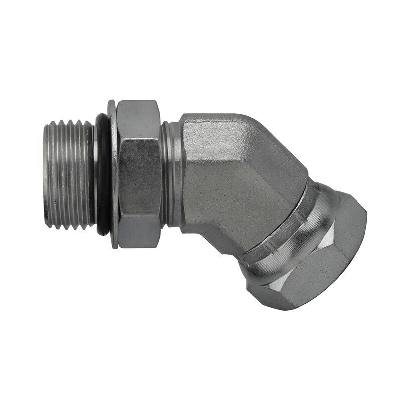 9365X8X8 1/2&quot; MB x 1/2&quot; FPX 45° - NPSM Elbow - Steel 6902-08-08-4