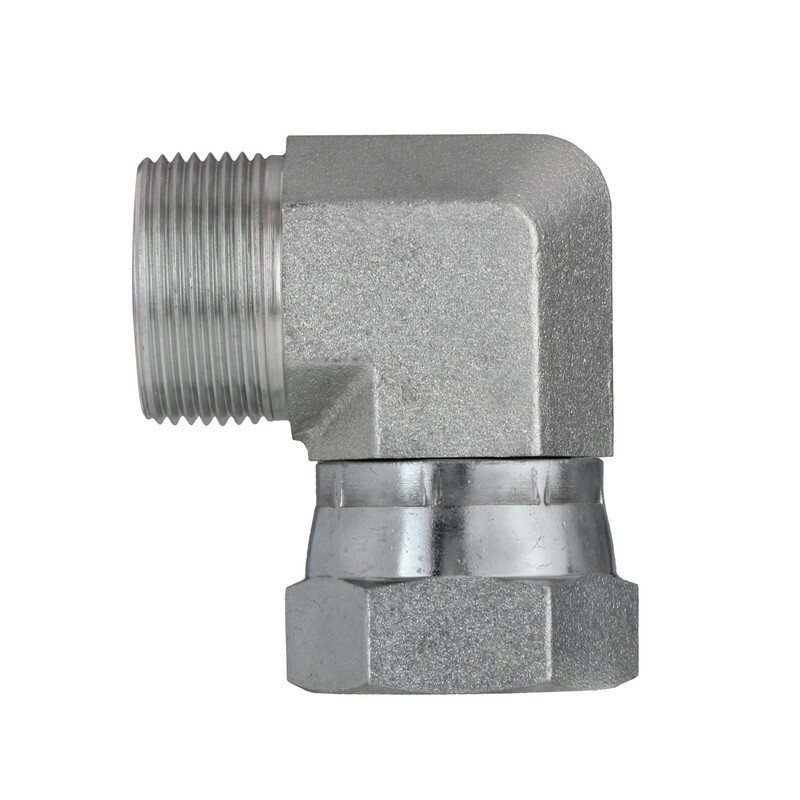 FS-6500-16-16 OFS x FOFX 90° - OFS Swivel Nut Elbow - Steel