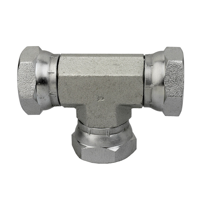9705X6X6X6 FPX x FPX x FPX - NPSM Tee - Steel 1603-06-06-06-4