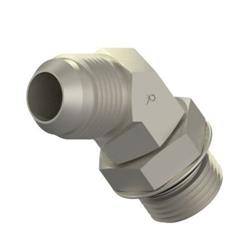 C5365X16 MJ x MB 45° - Straight Thread Elbow - Steel 6802-16-16-4