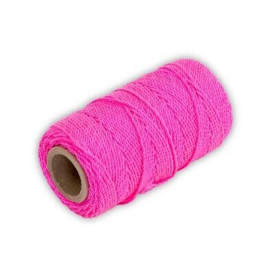 10204 TWISTED NYLON MASON&#39;S LINE 250&#39; FL PINK SIZE 18 ML569