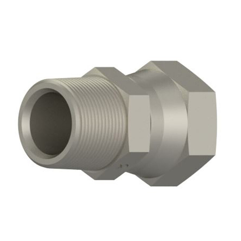 9100x5x4 MP X FJX - Swivel Nut Male Adaptor - Stl 6505-04-05