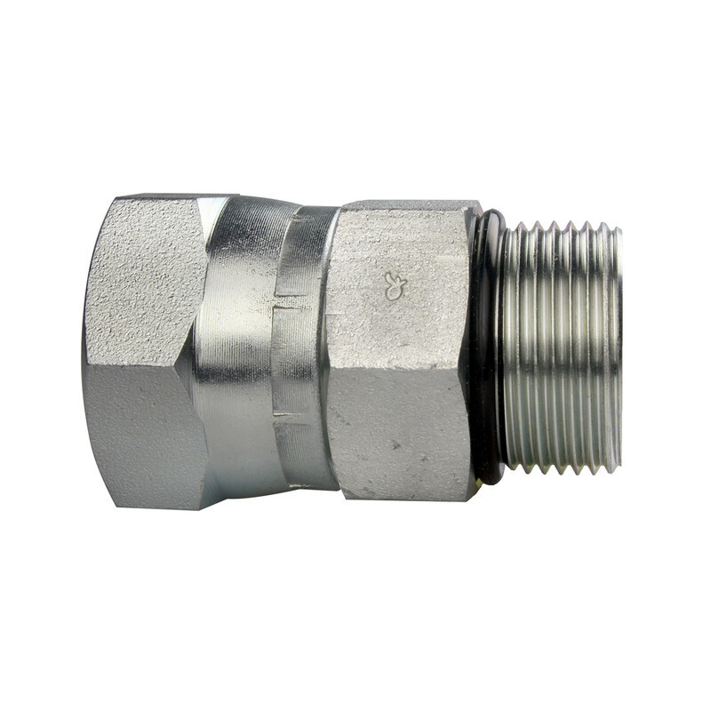FS-6412-12-12 FOFX x MB - Female OFS Swivel x Male O-Ring Boss - Steel