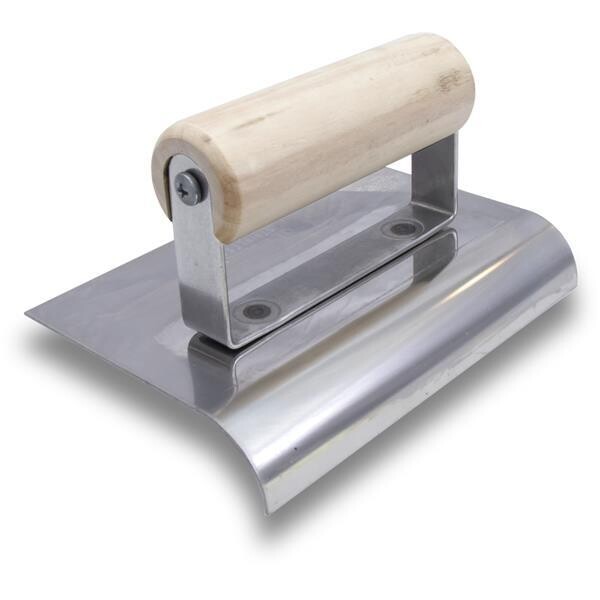 13896 6X4 SS EDGER; 3/8R, 1/2L, WOOD HDLE CE508S