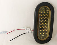 LEDQO45-A  Flush Mount Oval LED Warning Light