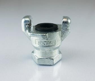 FE125 Universal Air Coupling | 4 Lug | 1-1/4&quot; Female NPT End | Iron