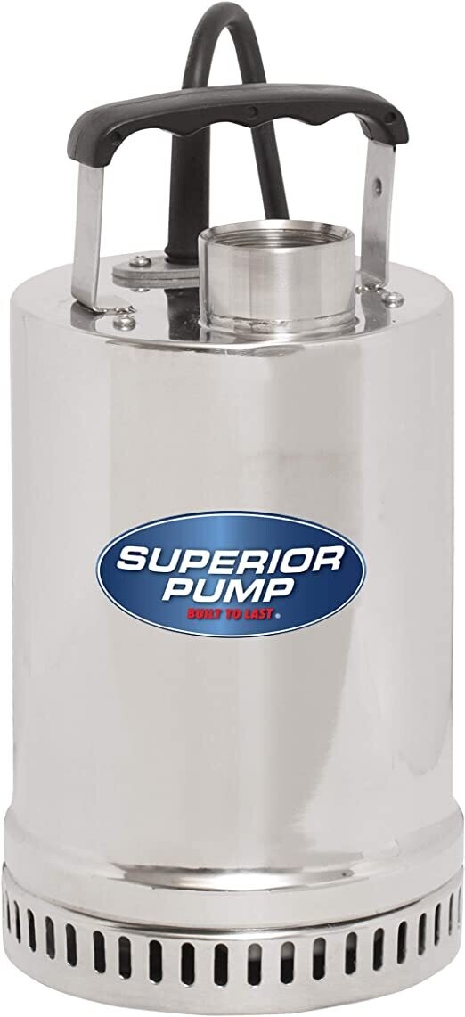 91292SUP UTILITY PUMP 1/4HP STAINLESS STEEL 1-1/4 NPT 1650GPH