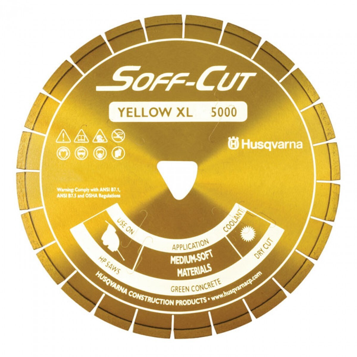 542777009  XL-6000 YELLOW BLADE 6&quot;