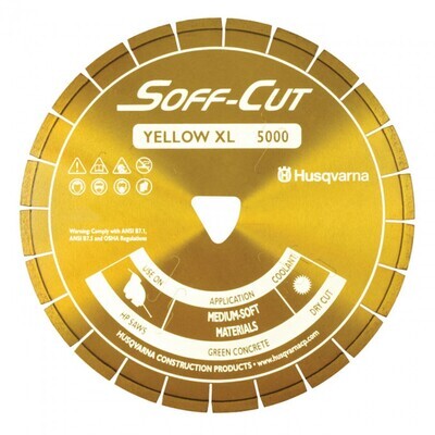 542777009  XL-6000 YELLOW BLADE 6&quot;