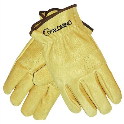 2533 Large palomino leather gloves