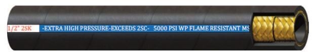 3/4&quot; 2SK EXCEEDS 2SN/2SC Two Wire Braid  EXTREME PRESSURE HYDRAULIC HOSE IMPORT THIN COVER 2-WIRE