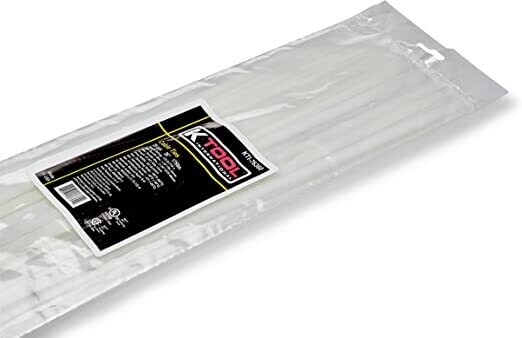 KTI-78040 ​CABLE ZIP TIE 4IN. BLACK 100/PK 18LB TENSILE