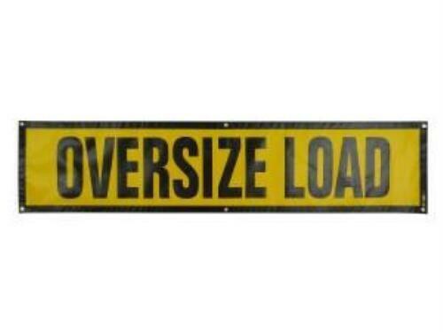 F10141 OVERSIZE LOAD BANNER W/GROMMETS