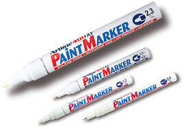 WHITE PAINT MARKERS PMA-520