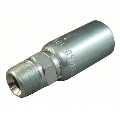 04E-104 1/4&quot; HOSE END 1/4&quot; RIGID PIPET01-4X4