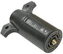 7 WAY CONNECTOR TRAILER PLUG MALE POLLAK