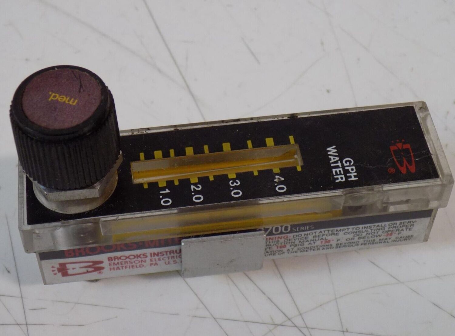 BROOKS-MITE 27 2700 SERIES FLOW METER