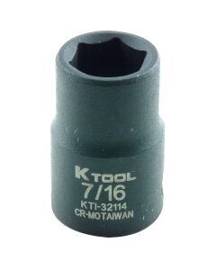 KTI-32114 SOCKET IMPACT 3/8 DRIVE 7/16