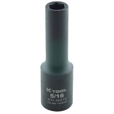 KTI-32210 SOCKET IMPACT DEEP 3/8 DRIVE 5/16