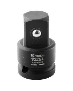 KTI-33024 1/2 FEMALE X 3/4 MALE IMPACT ADAPTER