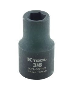 KTI-33112 SOCKET 1/2 DRIVE SHORT IMPACT 3/8