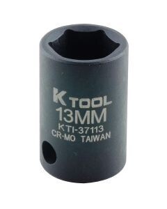 KTI-37113 OCKET IMPACT METRIC SHORT 3/8 DRIVE 13MM