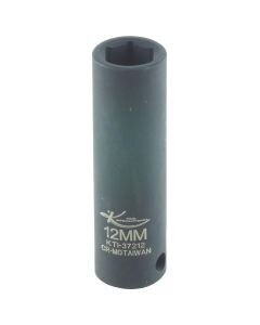 KTI-37212 SOCKET DEEP IMPACT 3/8 DRIVE 12MM