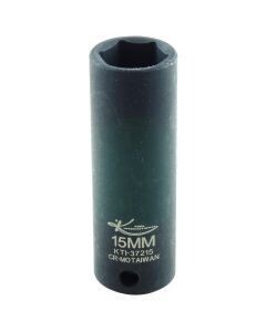 KTI-37215 SOCKET DEEP IMPACT 3/8 DRIVE 15MM