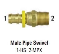272-10-08 MALE PIPE PUSH LOC HOSE END 10010B-108