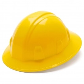 HP26130 YELLOW FULL BRIM HARD HAT