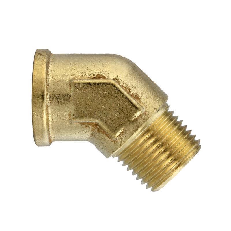 3350X2 Pipe - Street Elbow 45° - FORGED Brass