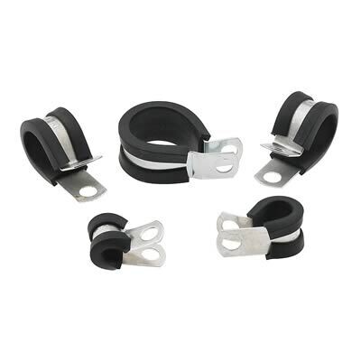 900953 FRAGOLA 5/8&quot; PADDED LINE CLAMP 10 PACK