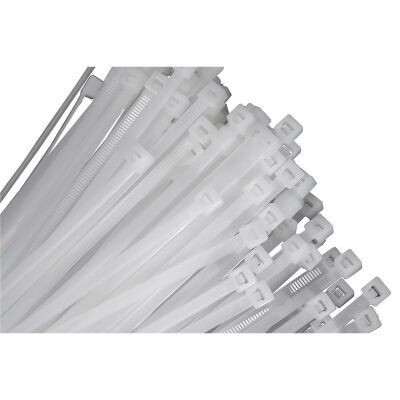 KTI-76070 7&quot; CABLE TIE NATURAL 100 PACK