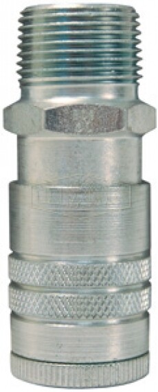 DC25 Air Chief Industrial Semi-Automatic Male Threaded Coupler 3/8 BODY 3/8 THREADS