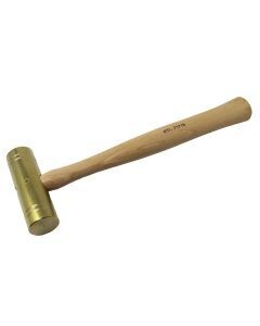 KTI-71715 HAMMER BRASS 24OZ, HICKORY HANDLE