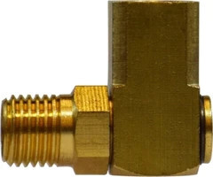 28430 Pipe Swivel 90° Street Elbow 1/4&quot; Female NPTF x 1/4&quot; Male NPTF Brass