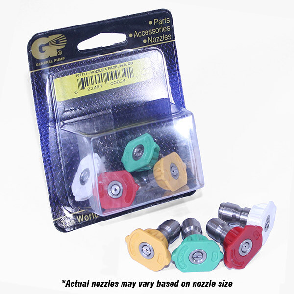 105121-NOZZLE 4 PACK #4.0 QD GENERAL PUMP