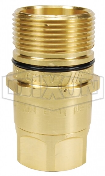 W6F6-B  Dixon W-Series Wingstyle Female Threaded Plug Body Size 3/4&quot;