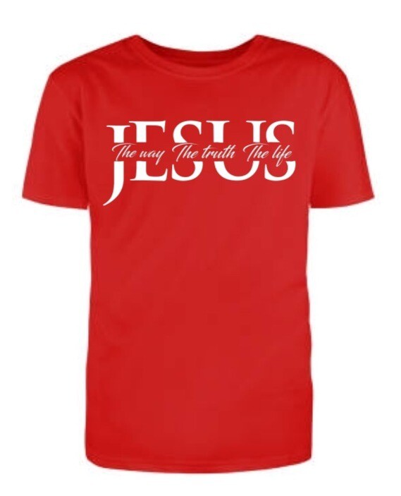 JESUS WHITE- RED