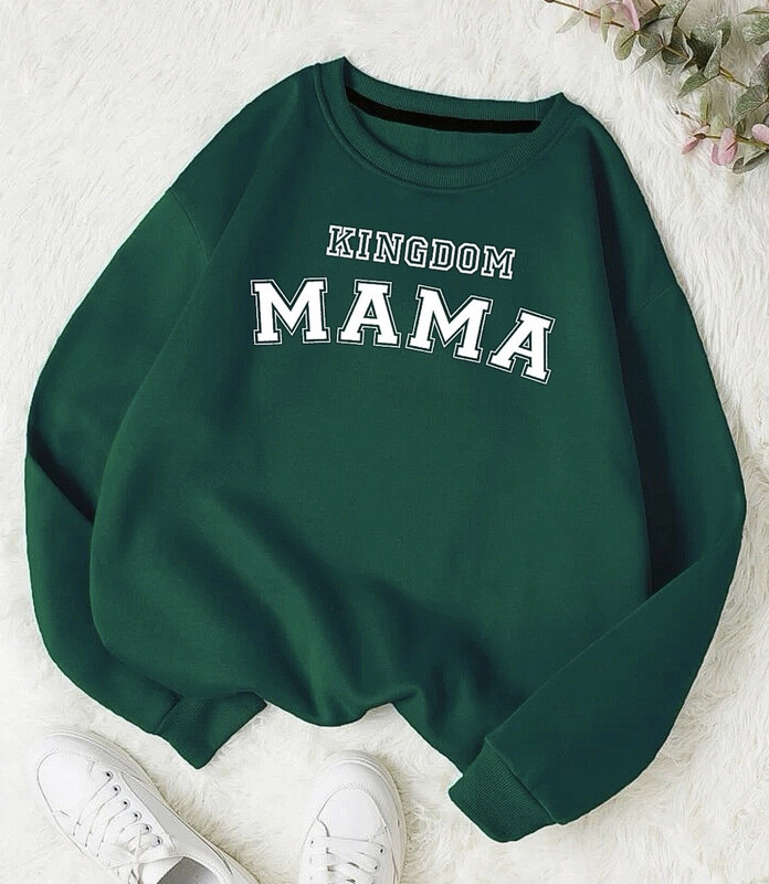 Kingdom Mama Sweater - Forest Green