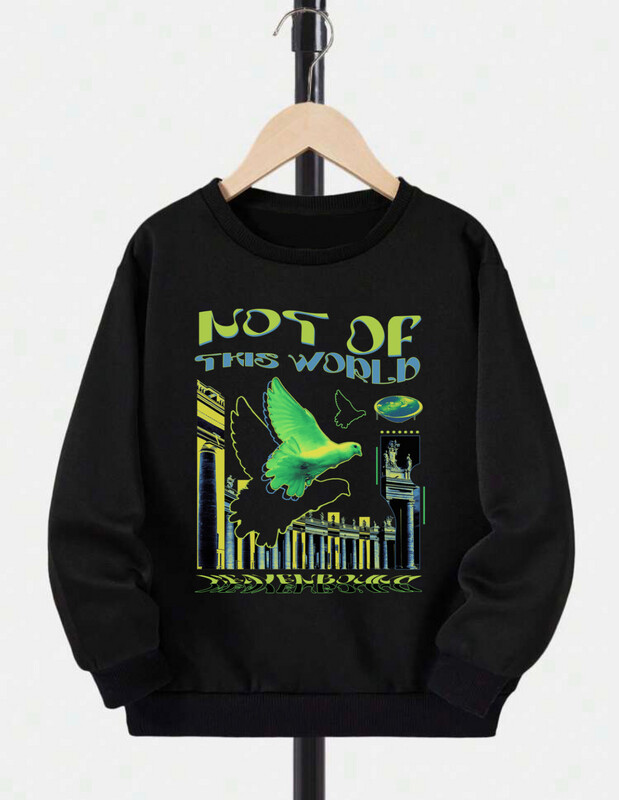 Not Of This World - Black Sweater