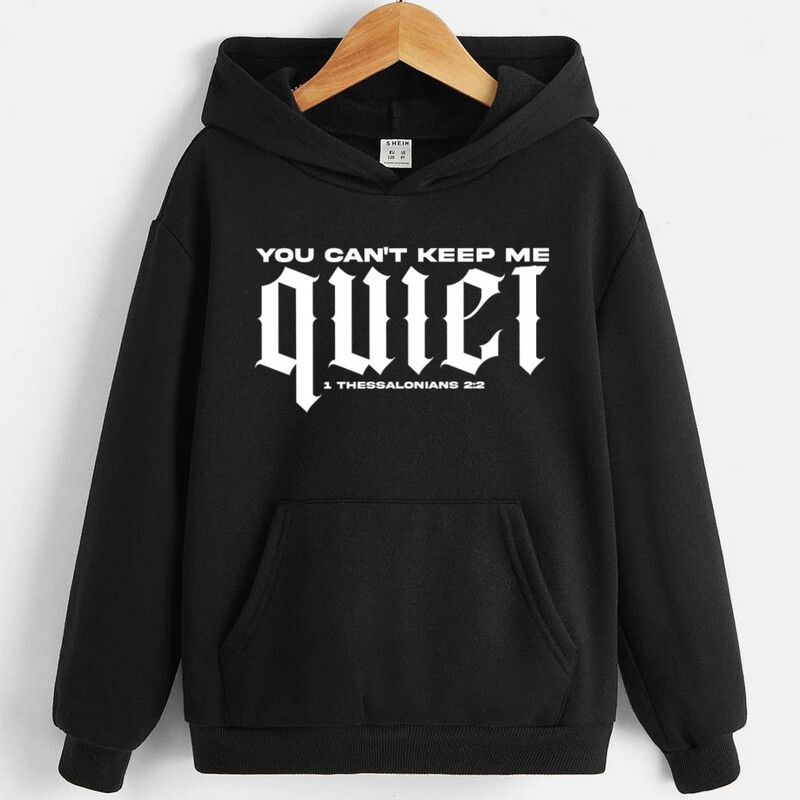 Can’t Keep Me Quiet - Hoodie / Black