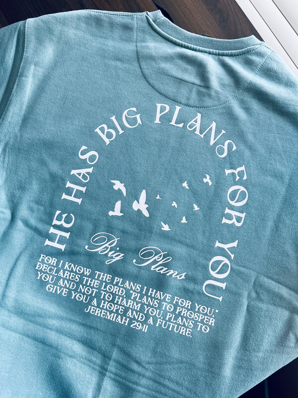 Big Plans Sweater - Light Teal
