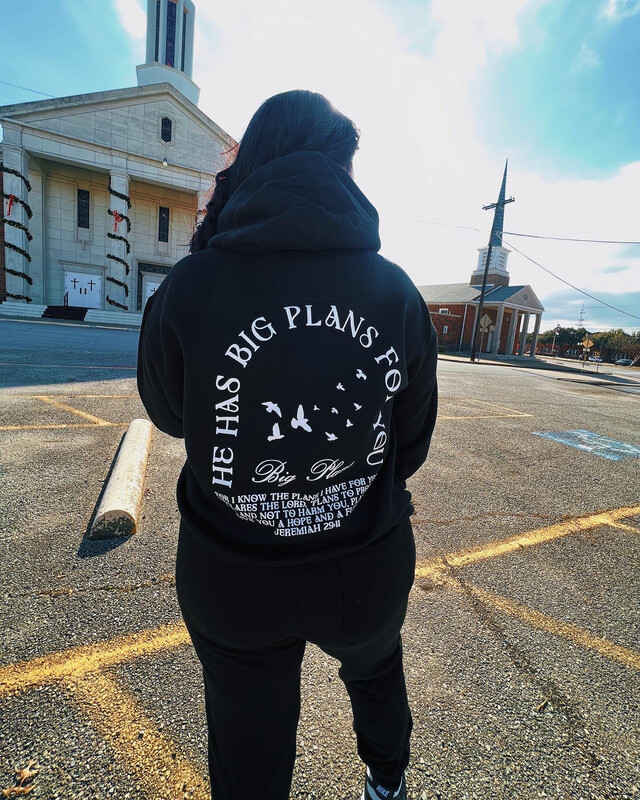 Big Plans Hoodie -Black