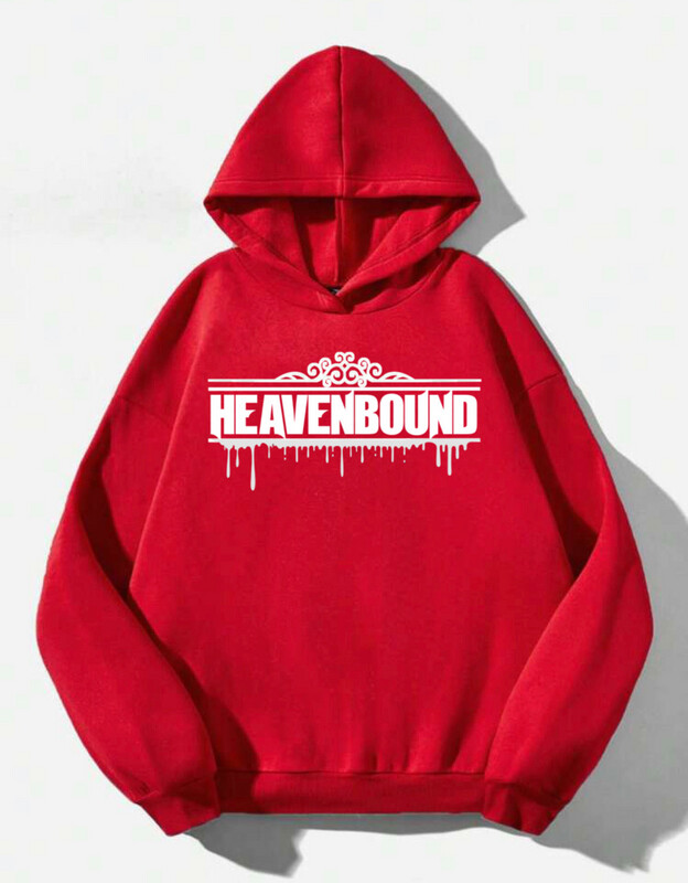HeavenBound Hoodie / Red &amp; White