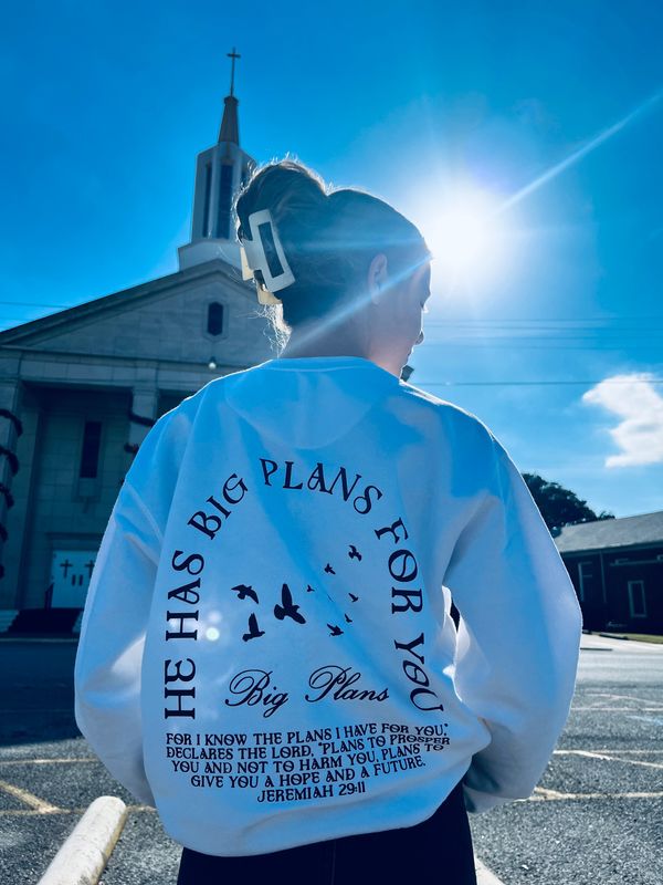 Big Plans Sweater - White