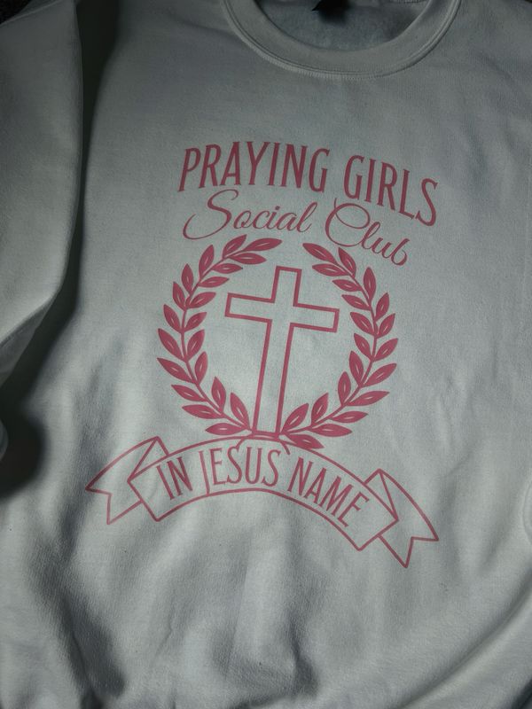 Praying girls social Club Sweater