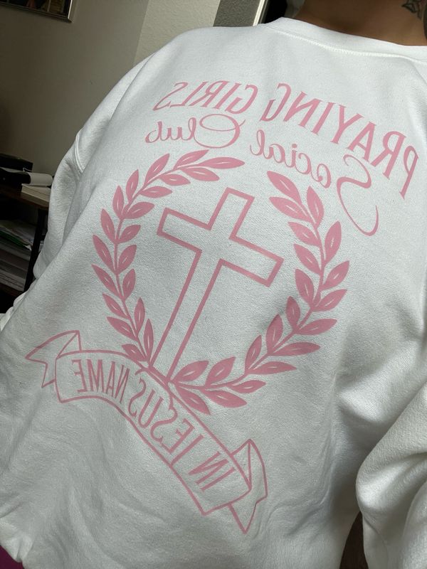 Praying girls social Club Sweater